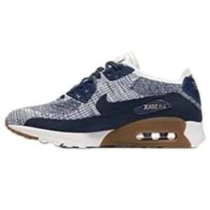 Nike Air Max Womens Blue 90 Flyknit Ultra 2.0 Sneaker 8.5